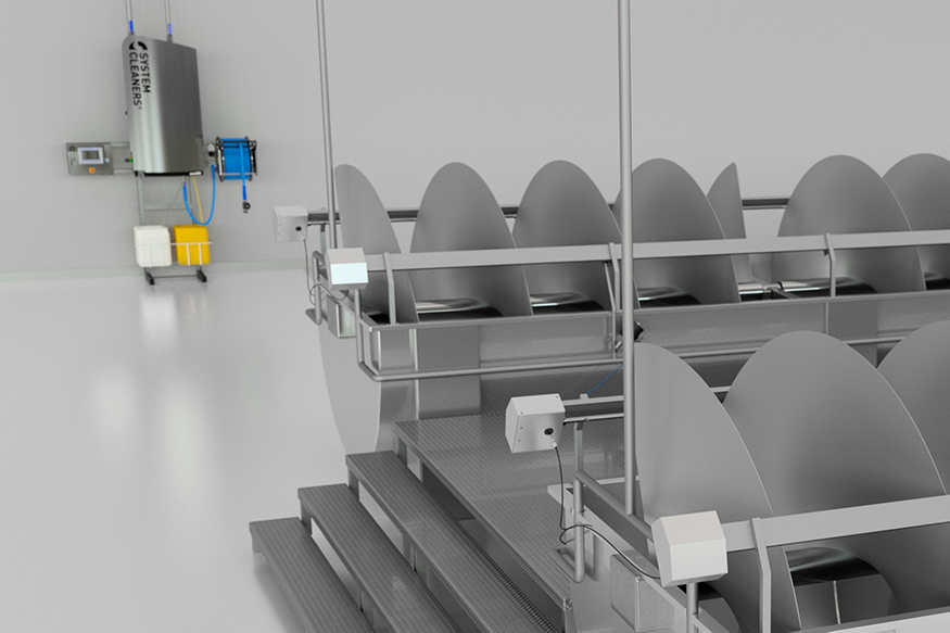 Automated cleaning solutions for process equipment
