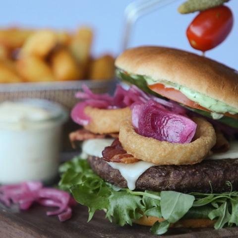 En lækker sandwich der kan nydes til frokost