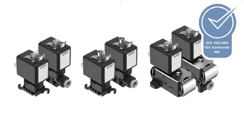 Easy to service direct-acting solenoid valves for hygienic processes