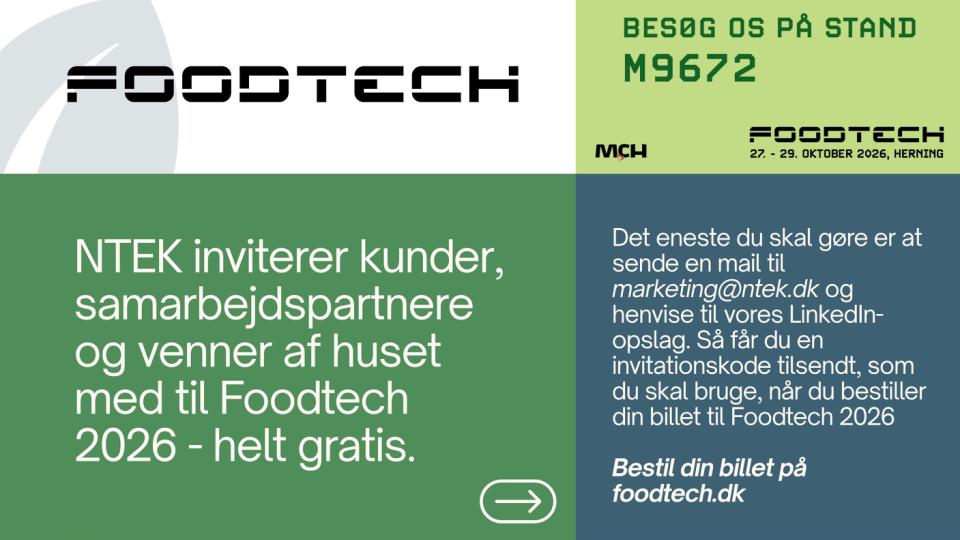 Meet us at FoodTech 2026
