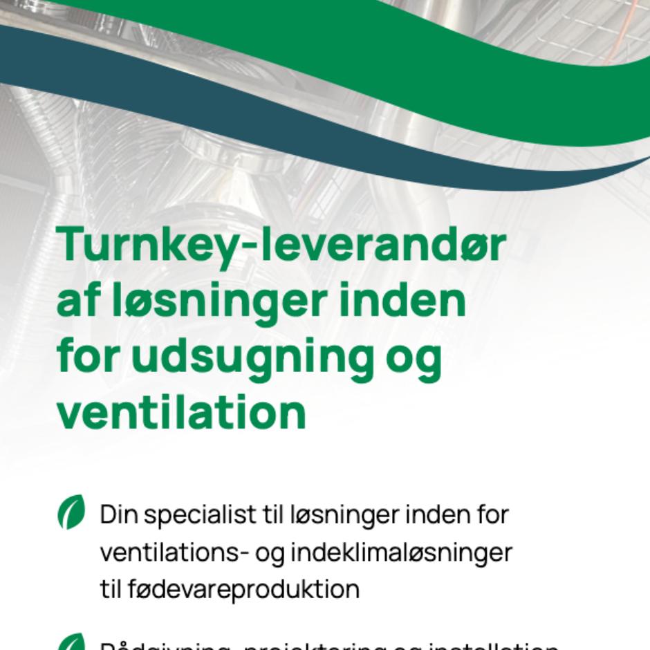 Extraction and Ventilation in the Food Industry