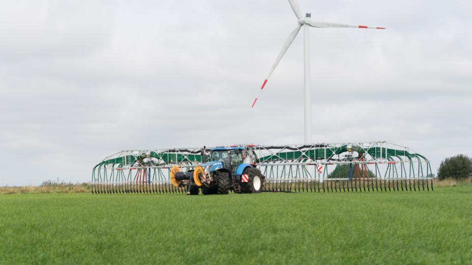 Case: 150–180 m³ of slurry per hour with reduced soil compaction